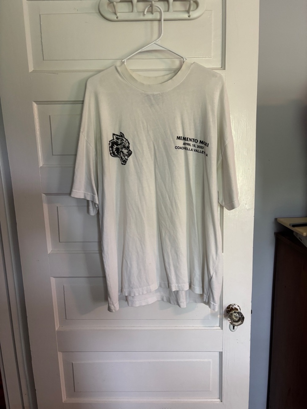Darc Sport Wolves Club Memento Mori White Graphic Tee #392
